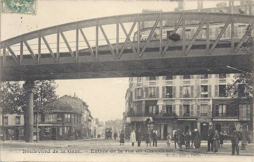 EL - Boulevard de la Gare - Entrée de la rue du Chevaleret