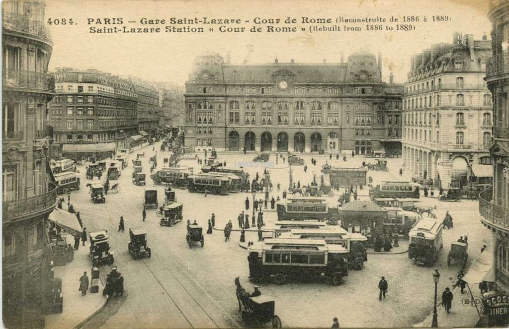 ELD 4084 - PARIS - Gare Saint-Lazare - Cour de Rome 