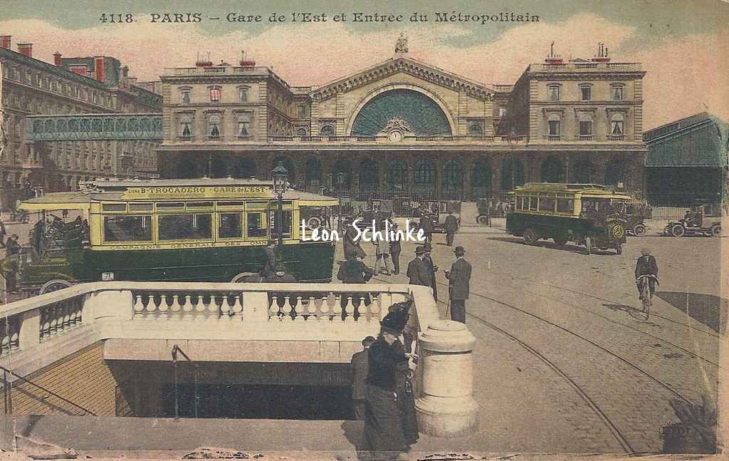 ELD 4118 - Gare de l'Est et Entrée du Métro