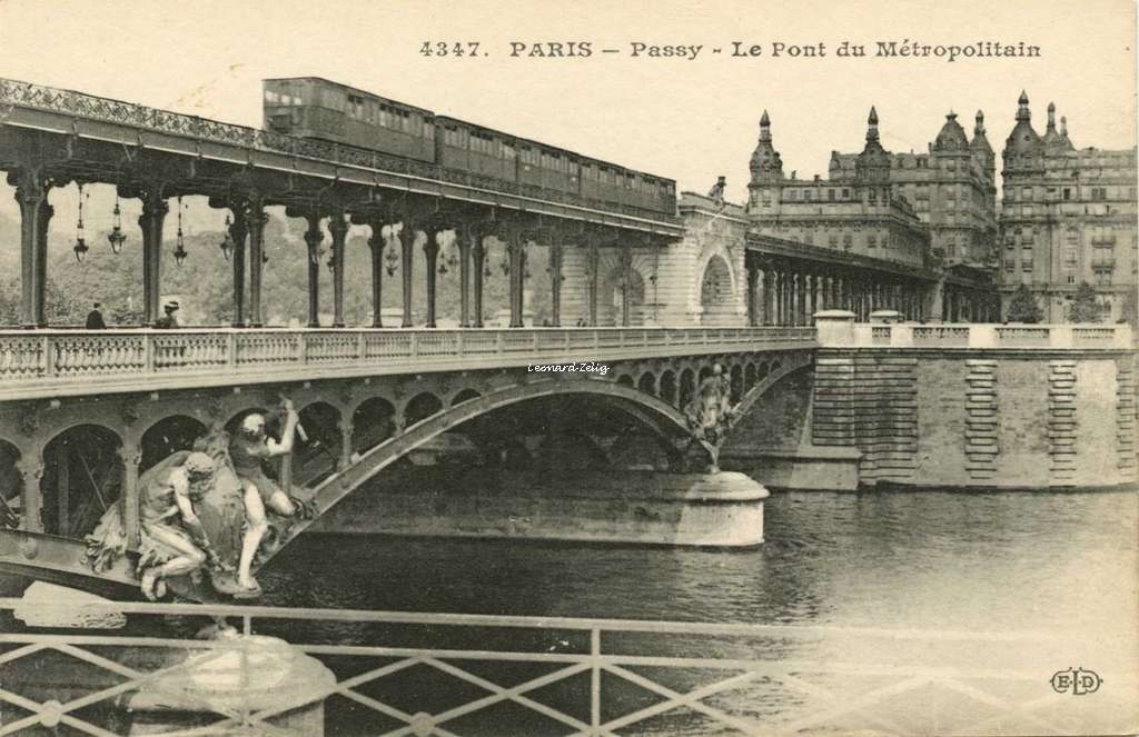 ELD 4347 - PARIS - Passy - Le Pont du Métropolitain