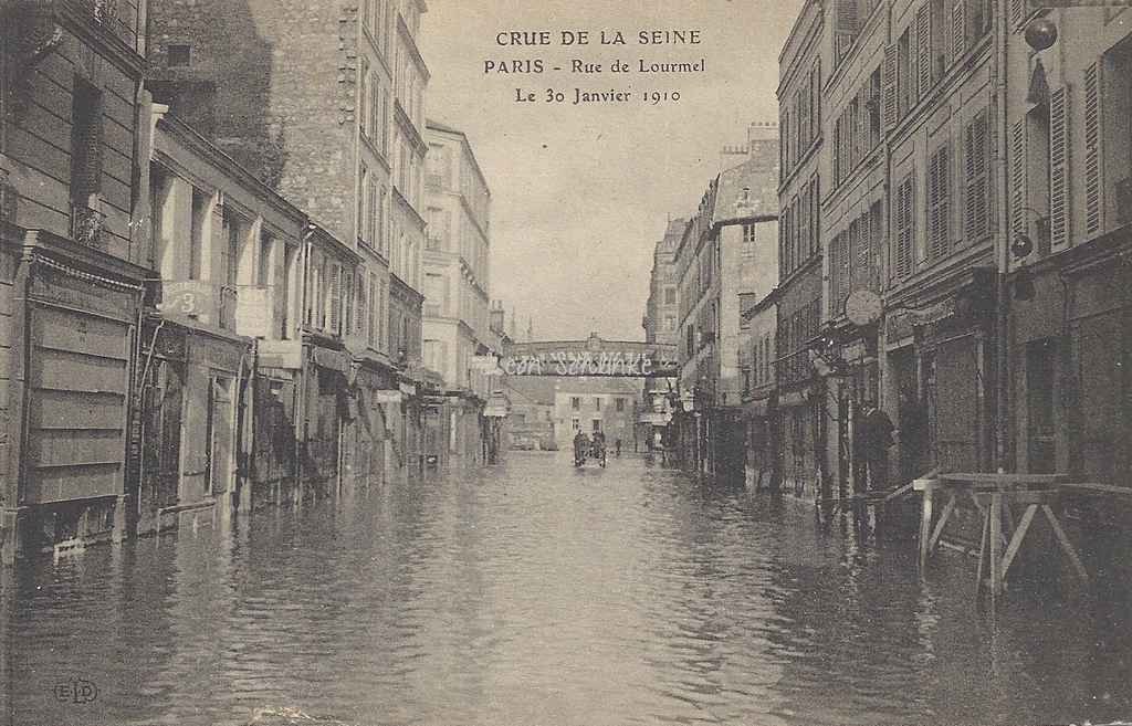 ELD - Crue de la Seine Rue de Lourmel