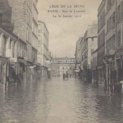ELD - Crue de la Seine Rue de Lourmel