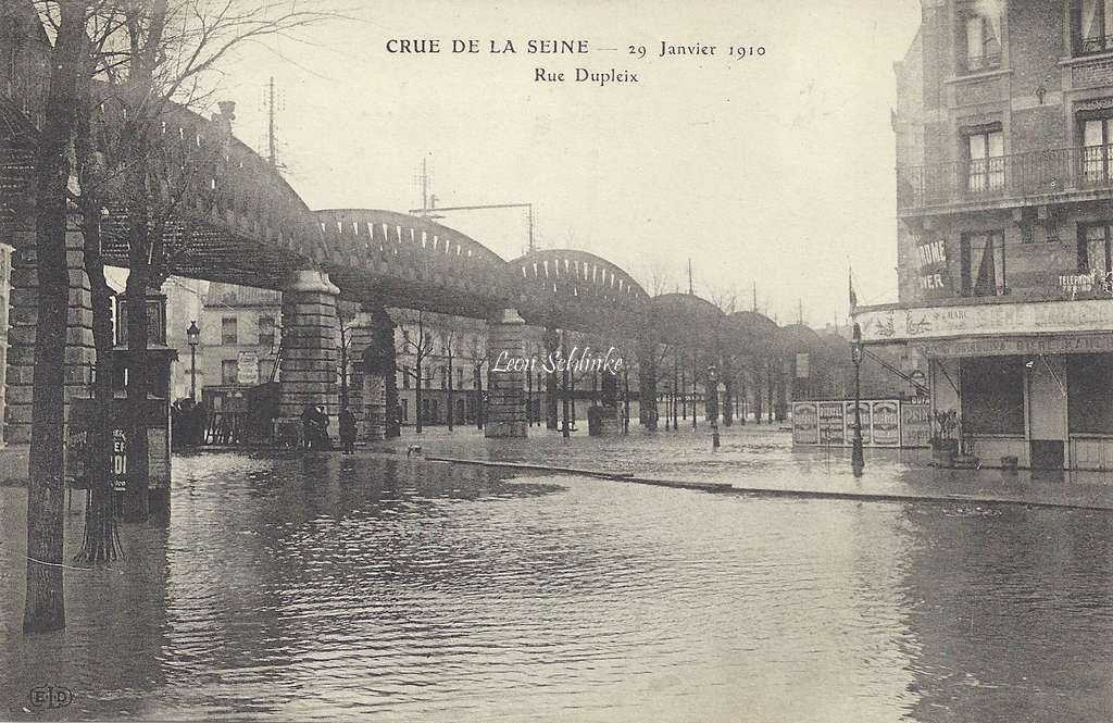 ELD - Crue de la Seine - Rue Dupleix