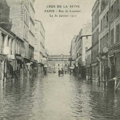 ELD - PARIS - Rue de Lourmel - Le 30 Janvier 1910