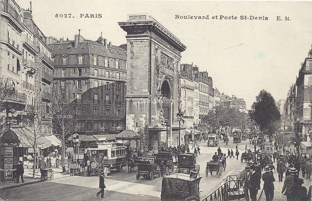 EM 5027 - Boulevard et Porte St-Denis