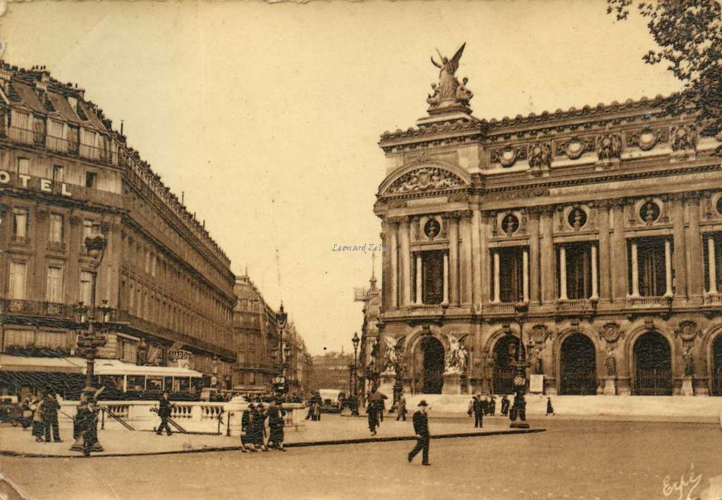 Erpé 30 - PARIS - Place de l'Opéra. Rue Auber