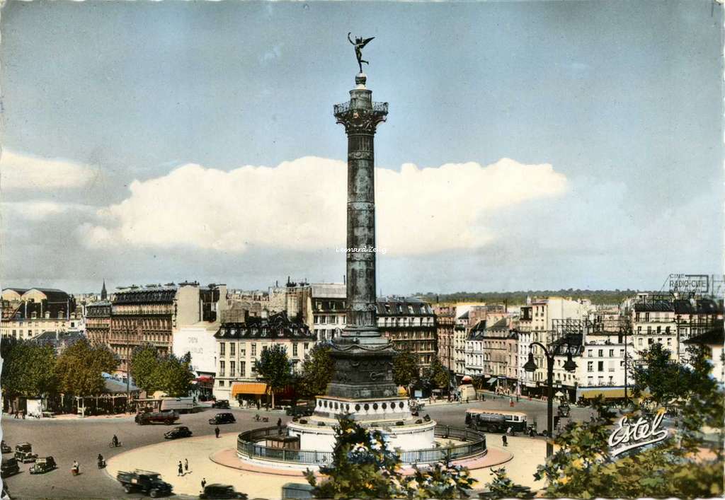 ESTEL 245 - PARIS - Place de la Bastille et Colonne de Juillet