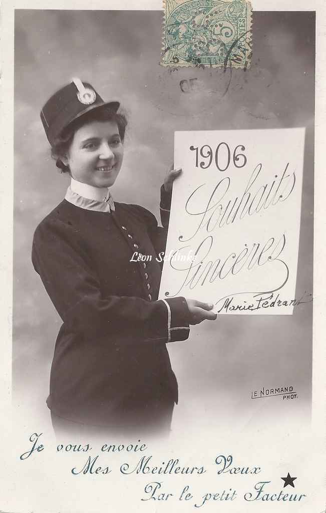Etoile - Meilleurs Voeux 1906