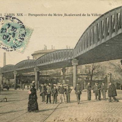EV 271 - Perspective du Metro, Boulevard de la Villette