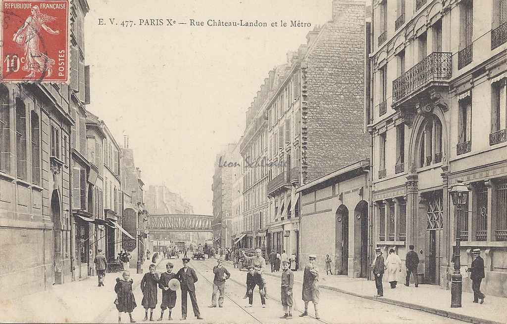 EV 477 - Rue Château·Landon et le Métro