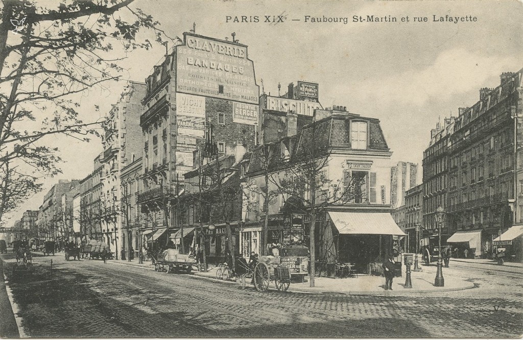 EV - Faubourg St-Martin et rue Lafayette