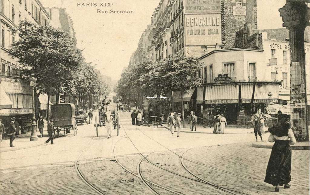EV - PARIS XIX° - Rue Secrétan