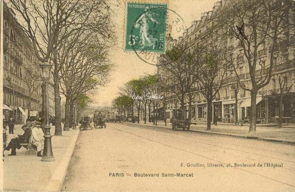 F. Gouffier, libraire - Boulevard Saint-Marcel
