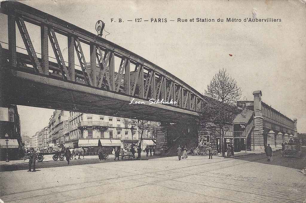 FB 127 - Rue et Station du Métro d'Aubervilliers
