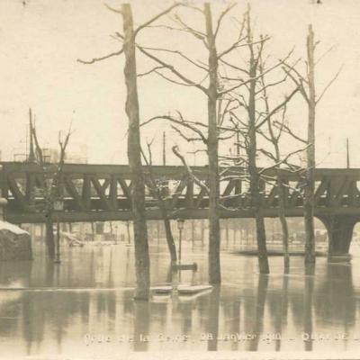FE - Crue de la Seine 1910 - Quai de la Rapée