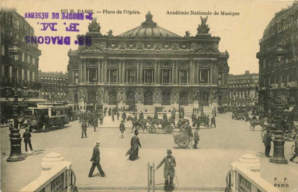 FF 103M - Place de l'Opéra, Académie Nationale de Musique