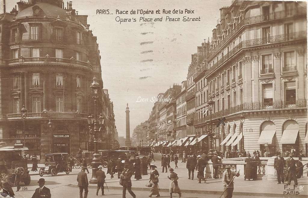 FF 105 - Place de l'Opéra et rue de la Paix