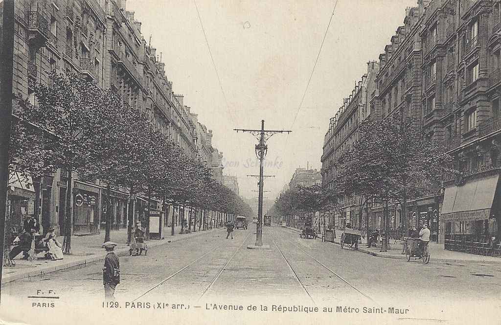 FF 1129 - L'Avenue de la République au Métro St-Maur
