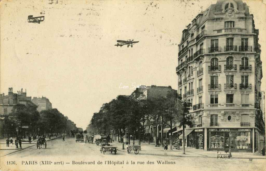 FF 1136 - Boulevard de l'Hôpital à le rue des Wallons
