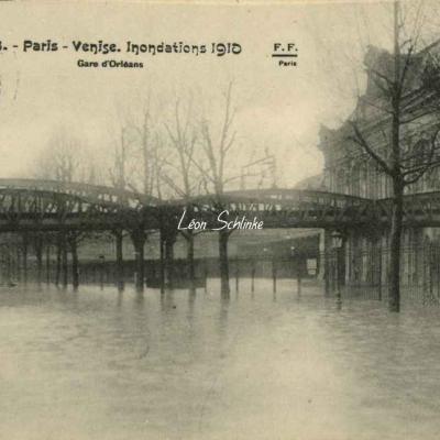 FF 118 - Inondations à la Gare d'Orléans