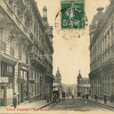 FF 1213 - TOUT PARIS - Rue Alboni, le Métropolitain