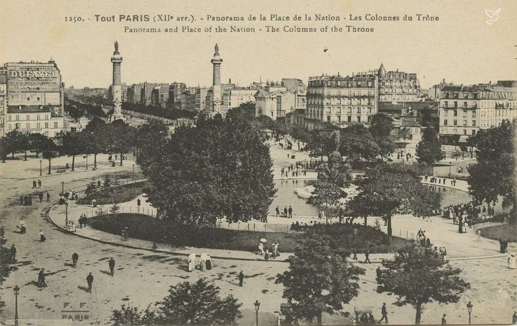 FF 1250 - Panorama de la Place de la Nation