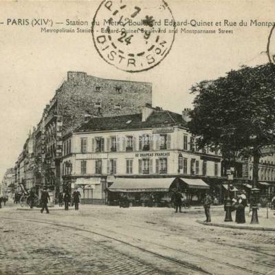 FF 1400 - PARIS (XIV°) - Station du Métro Boulevard Edgard-Quinet
