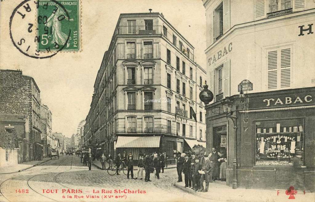 FF 1482 - TOUT PARIS - La Rue St-Charles à la Rue Viala
