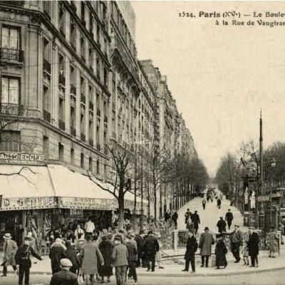FF 1524 - Paris - Le Boulevard Lefèvre à la Rue de Vaugurard