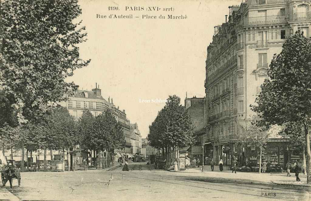 FF 2190 - Rue d'Auteuil - Place du Marché