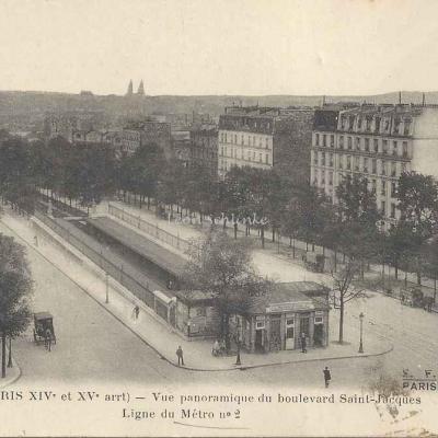 FF 2369 - Vue panoramique du Bd St-Jacques - Ligne du Métro n°2