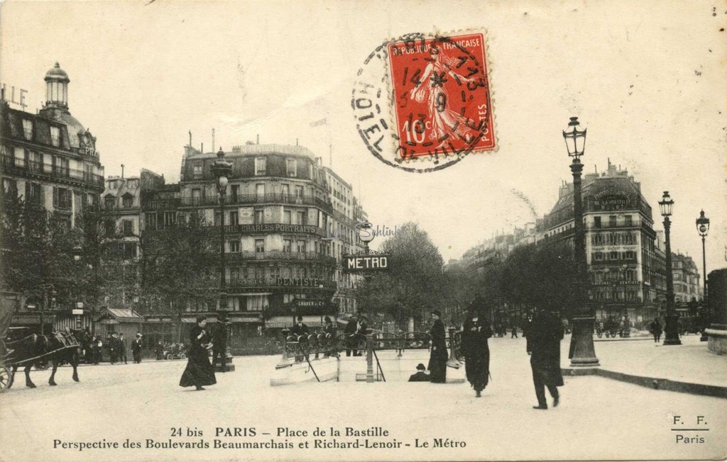 FF 24bis - Place de la Bastille - Le Métro