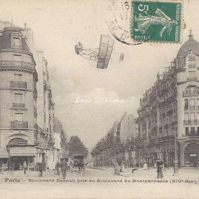 FF 2642 - Boulevard Raspail pris du Boulevard Montparnasse