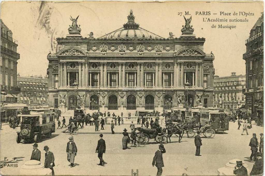 FF 27M - Place de l'Opéra l'Assemblée Nationale de Musique