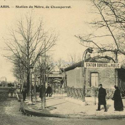 FF 2856 - PARIS - Station du Métro, de Champerret