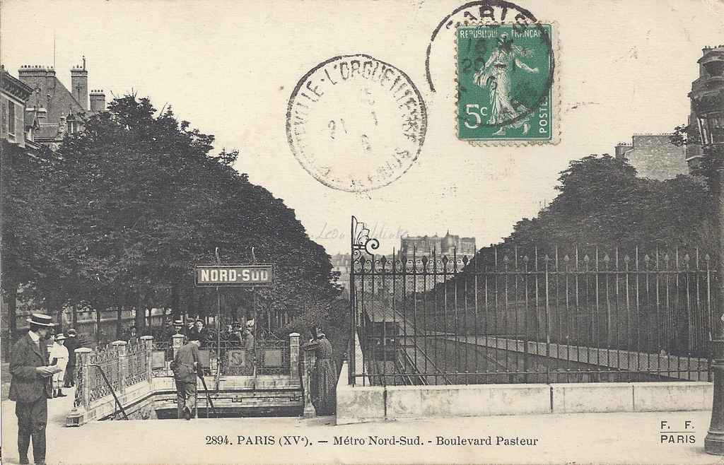 FF 2894 - Métro Nord·Sud - Boulevard Pasteur