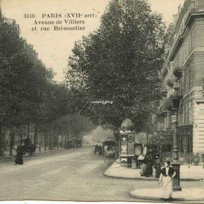 FF 3110 - PARIS (XVII° arrt) - Avenue de Villiers et rue Brémontier