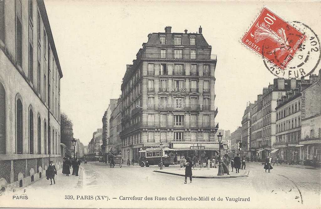 FF 339 - Carrefour des rues du Cherche-Midi et Vaugirard