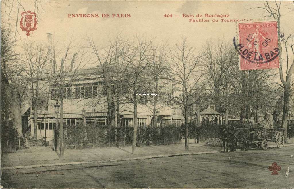 FF 404 - ENVIRONS DE PARIS - Bois de Boulogne - Pavillon du Touring-Club