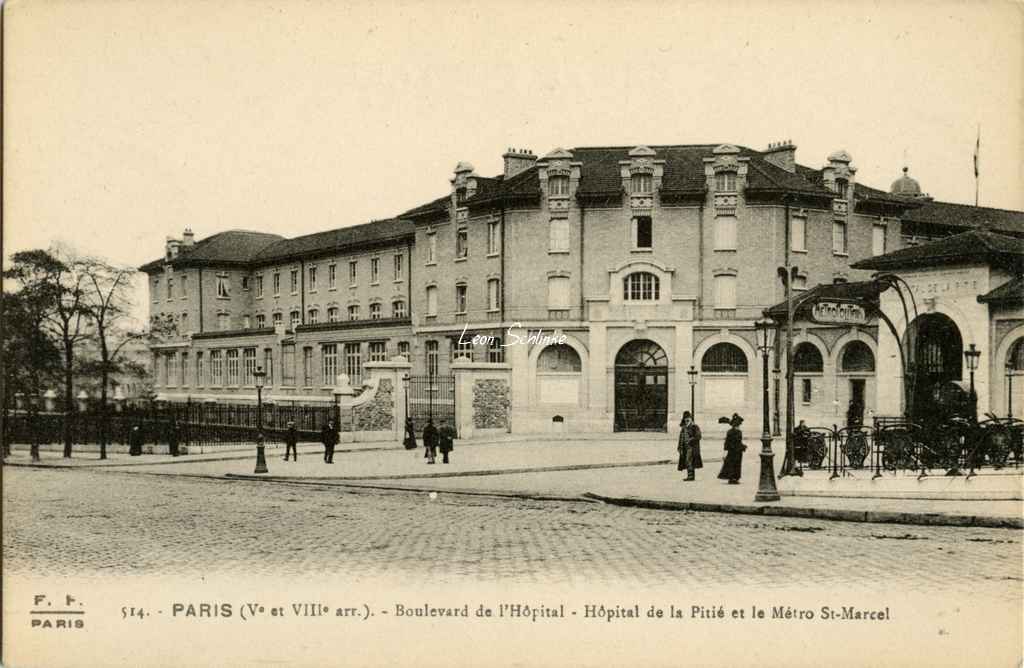 FF 514 - Boulevard de l'Hôpital et le Métro St-Marcel