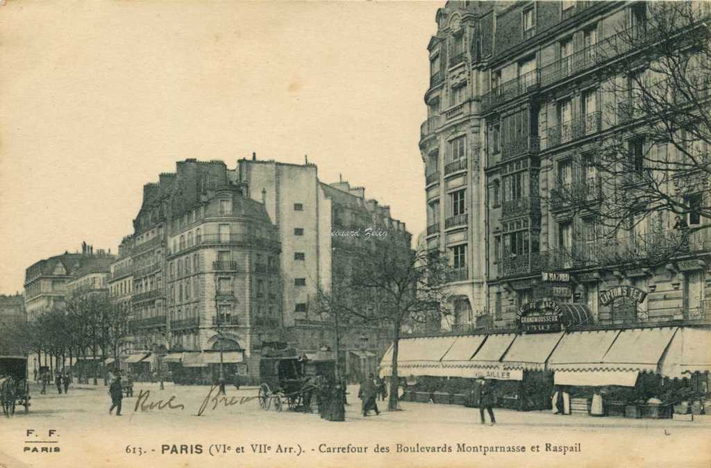 FF 613 - Carrefour des Boulevards Montparnessa et Rasp
