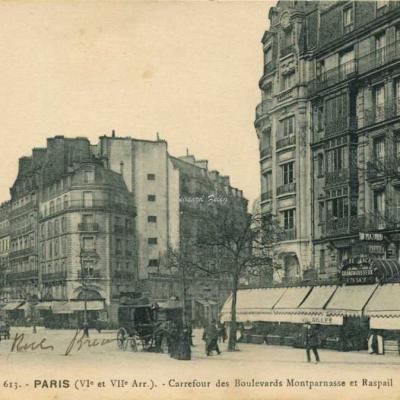 FF 613 - Carrefour des Boulevards Montparnessa et Rasp