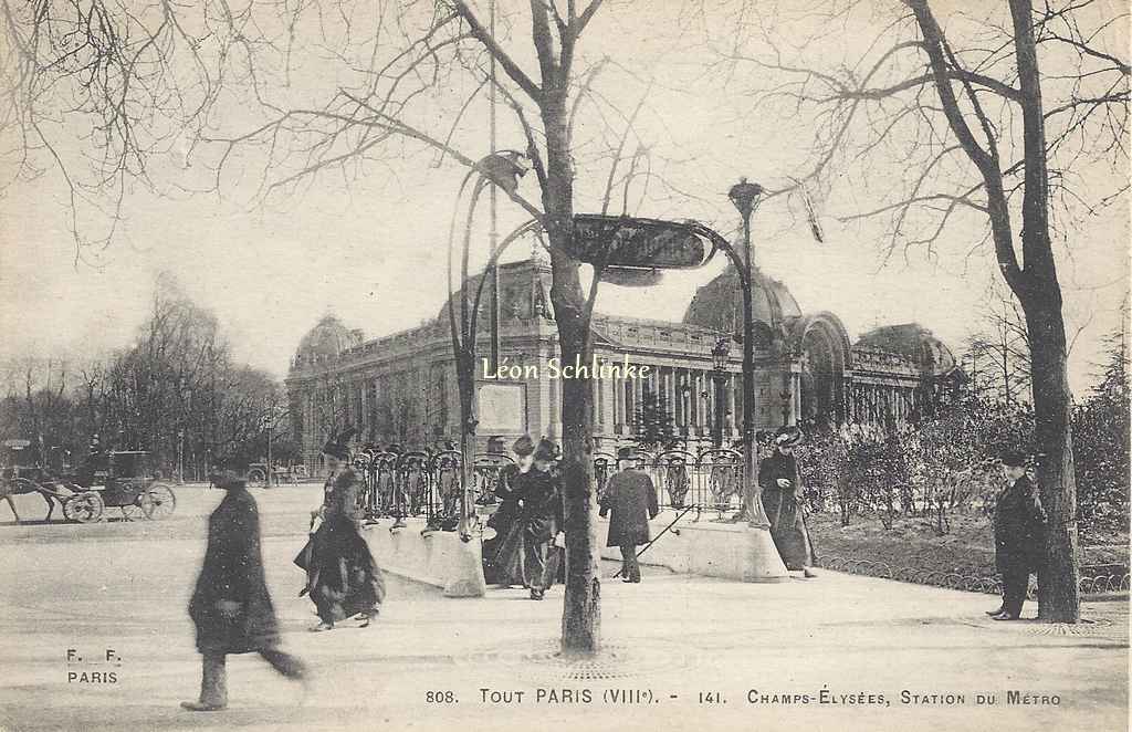 FF 808 - Tout Paris 141 - Champs-Elysées, Station du Métro