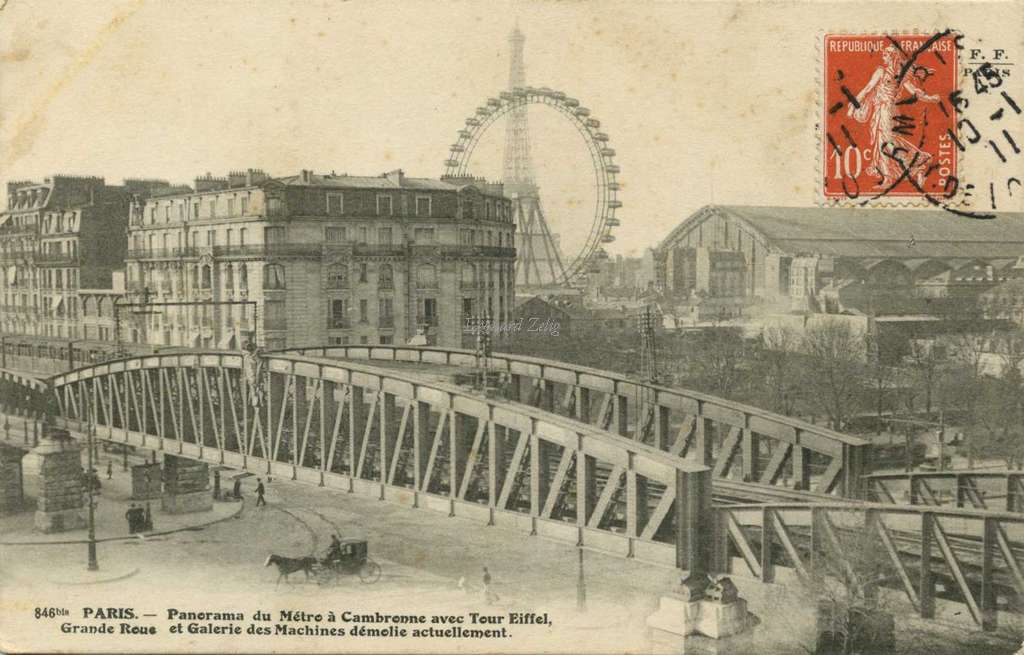 FF 846bis - PARIS - Panorama du Métro à Cambronne