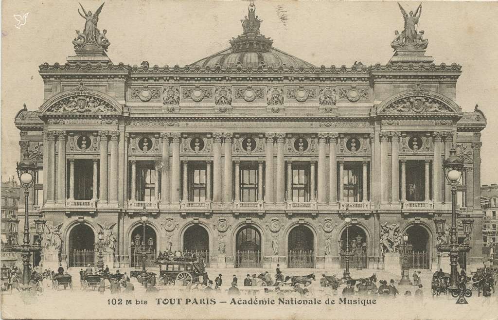 FF 102M bis - TOUT PARIS - Académie Nationale de Musique
