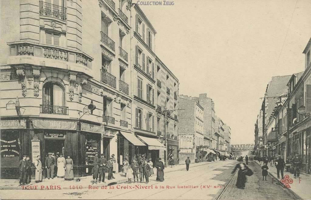 Tout Paris 1440 - Rue de la Croix-Nivert à la Rue Letellier