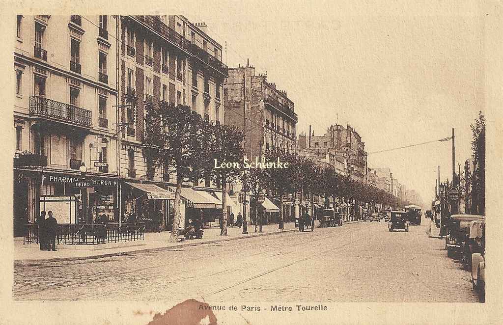 Fromentier - Avenue de Paris - Métro Tourelle