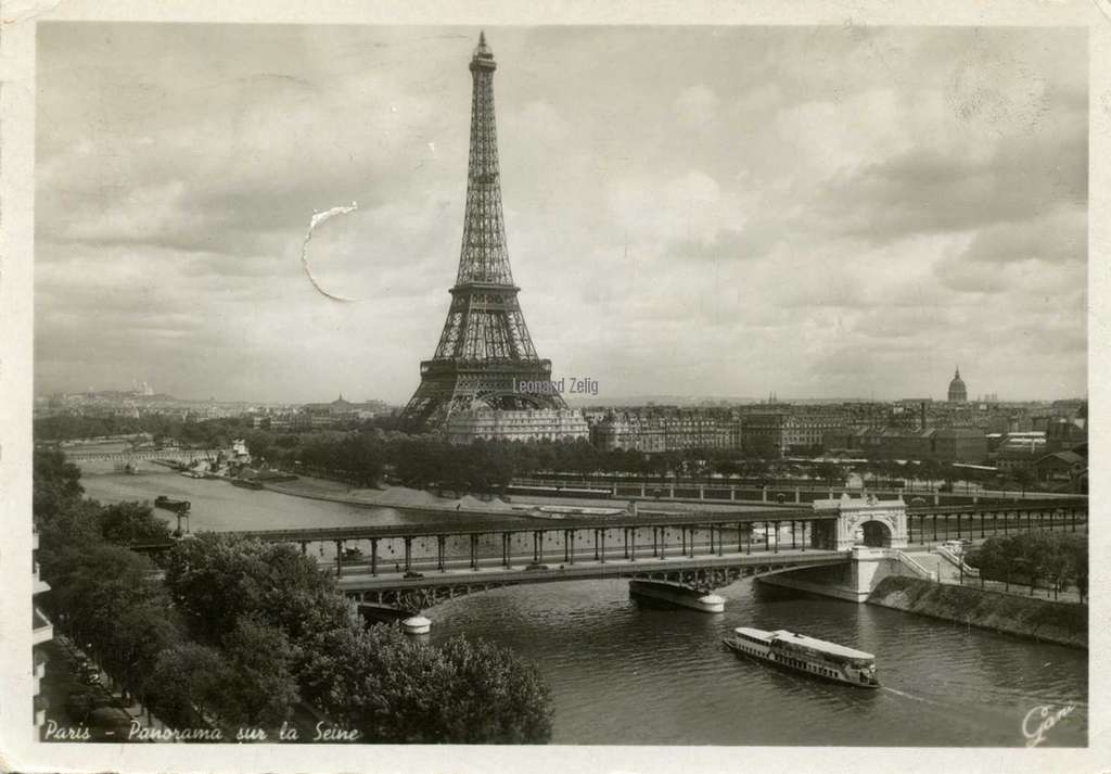 Gany 2523 - Paris - Panorama sur la Seine