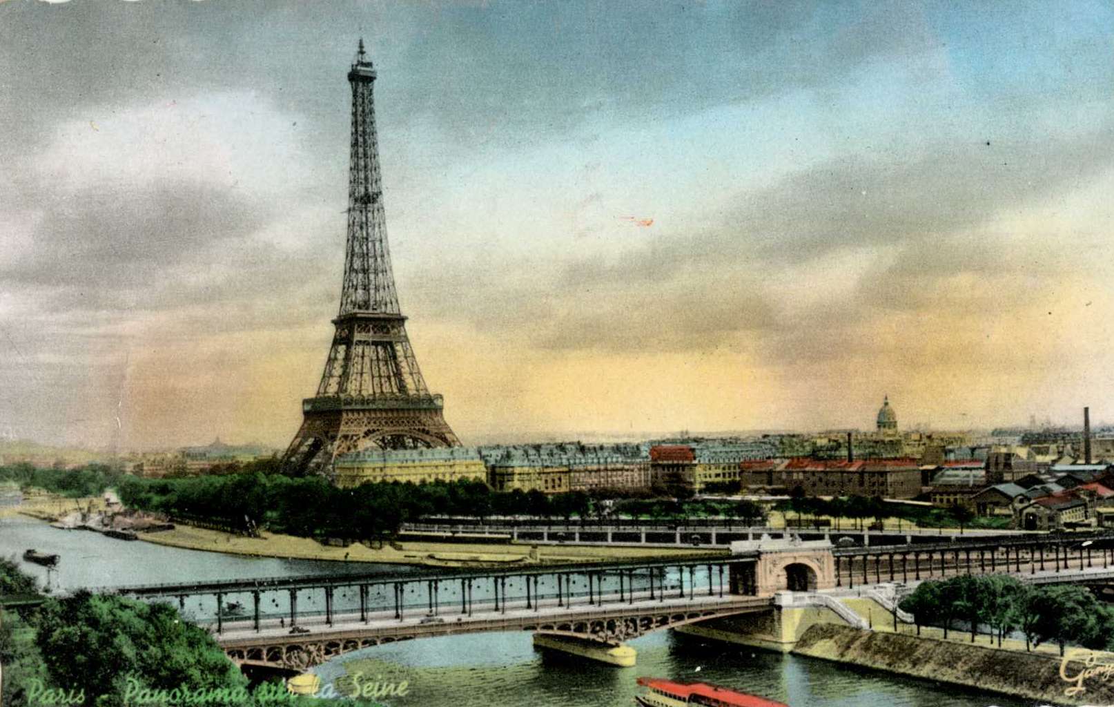 Gany 5023 - Paris - Panorama sur la Seine