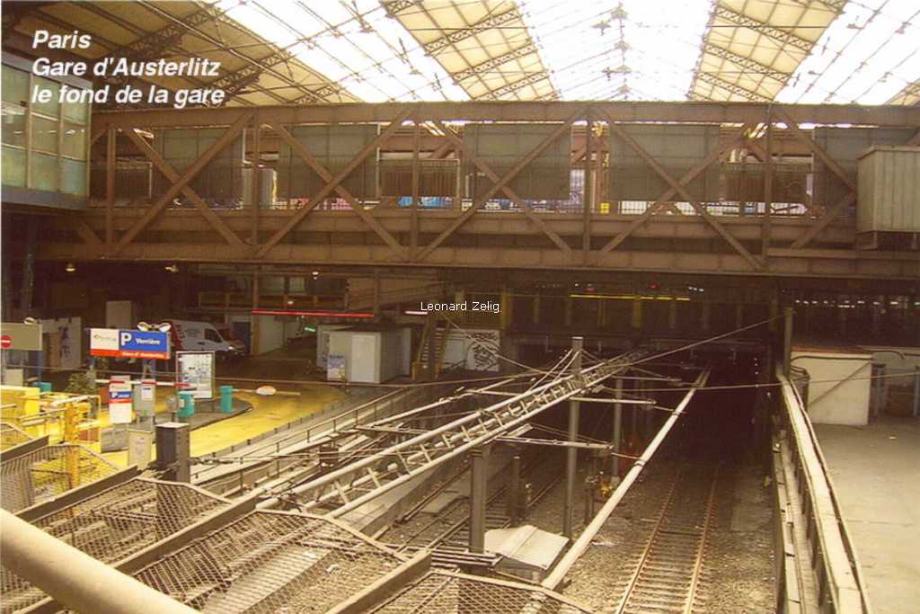 Gares de France - PARIS - Gare d'Austerlitz, le fond de la gare